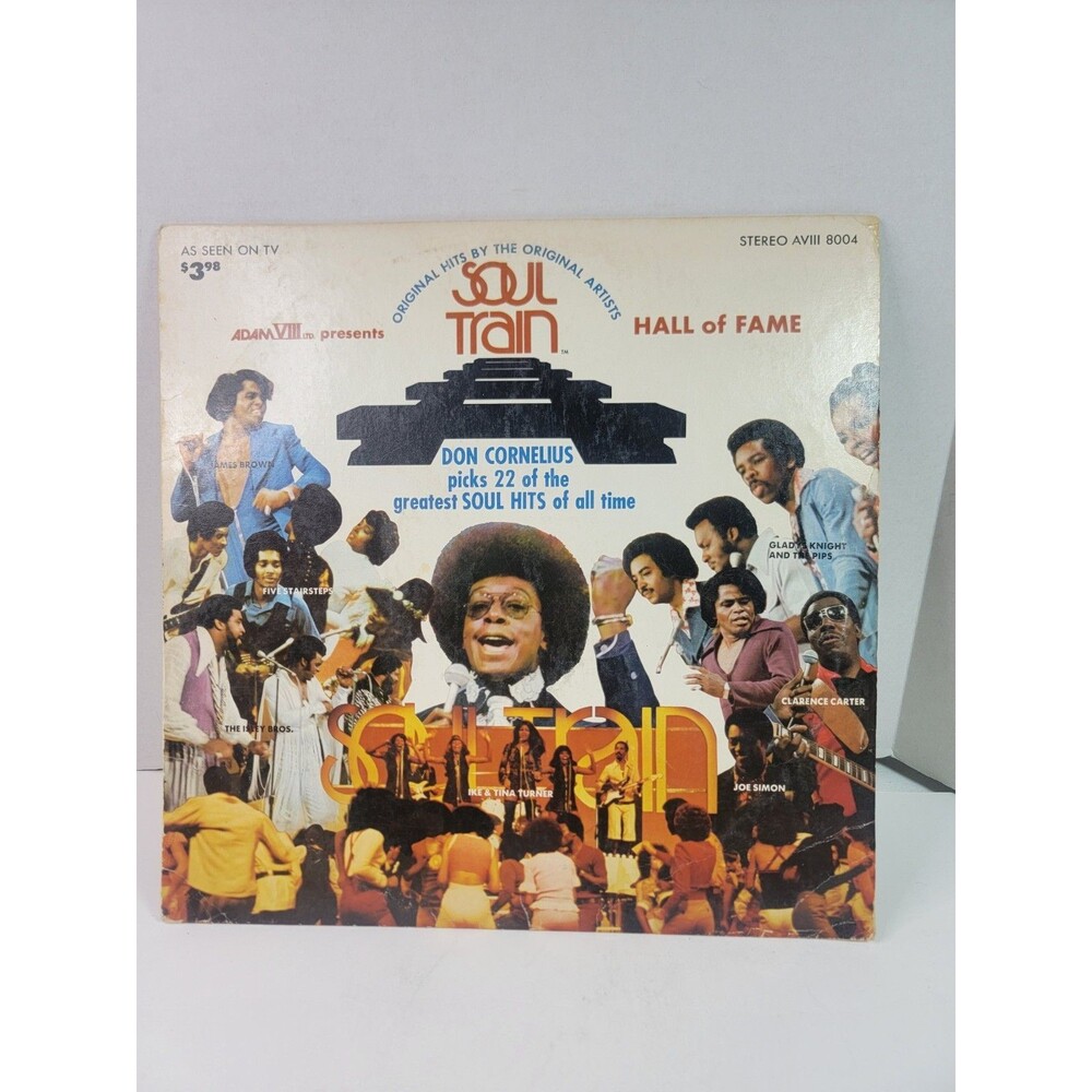 Soul Train Hall of Fame 1973 Vinyl LP AVIII 8004 Don Cornelius 22 Soul Hits